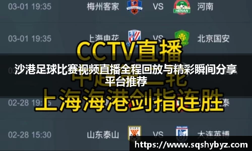沙港足球比赛视频直播全程回放与精彩瞬间分享平台推荐